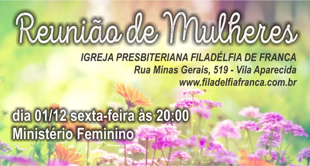 REUNIÃO MULHERES